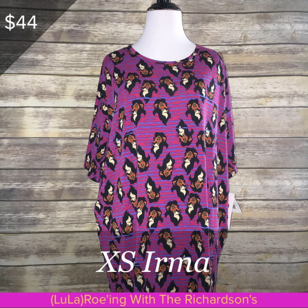 LuLaRoe XS Disney Irma